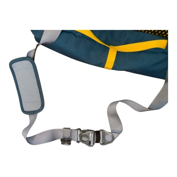 Cotopaxi Chuspa Teal/Gold Messenger Shoulder Travel Laptop Bag Tote 15L - Picture 14 of 17